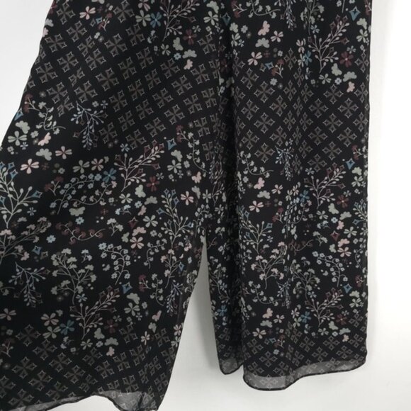 NWT TED BAKER LONDON Marcila Hazel High Neck Wide Leg Floral Jumpsuit Sz 1(S) - Picture 12 of 16